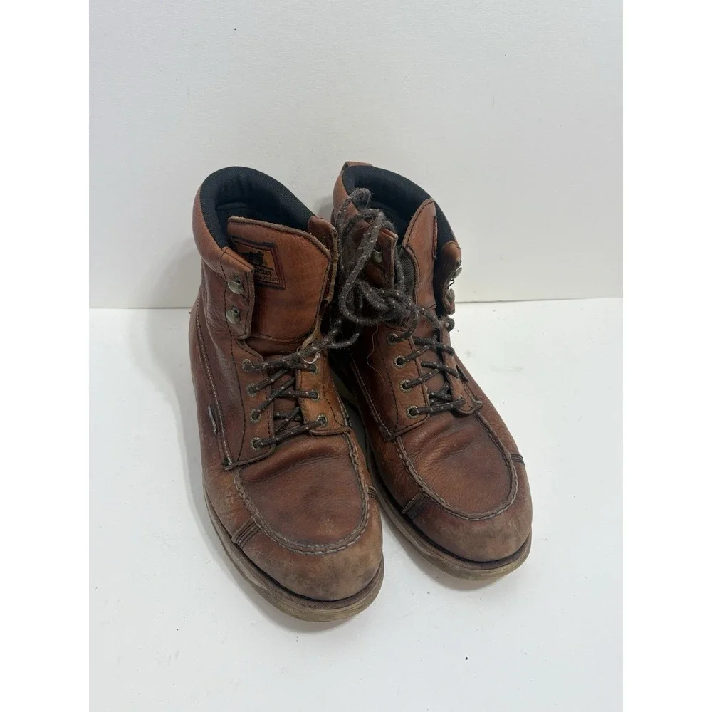 Vintage‎ Red Wing Irish Setter 838 Wingshooter Moc Toe Boots Leather L Sz 11.5